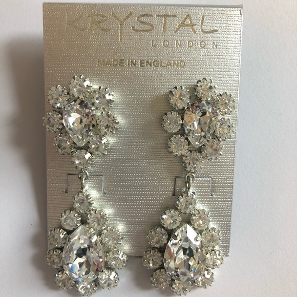 Krystal London Swarovski Earrings - Picture 1 of 1